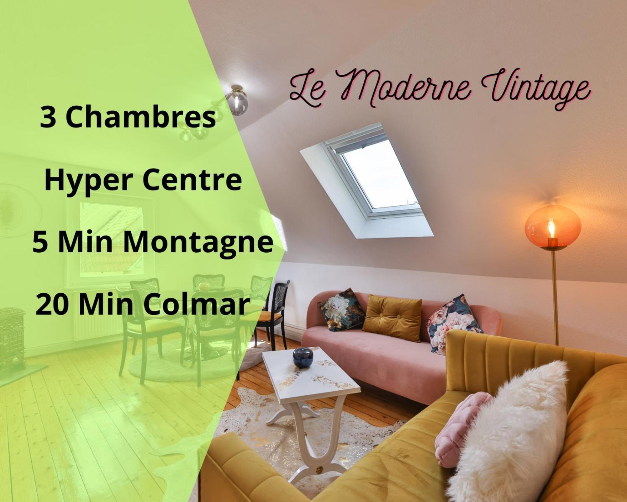 Le Moderne Vintage Hyper Centre,3 Chambres, Neuf Au Calme, 3 Etoiles Munster  Luaran gambar